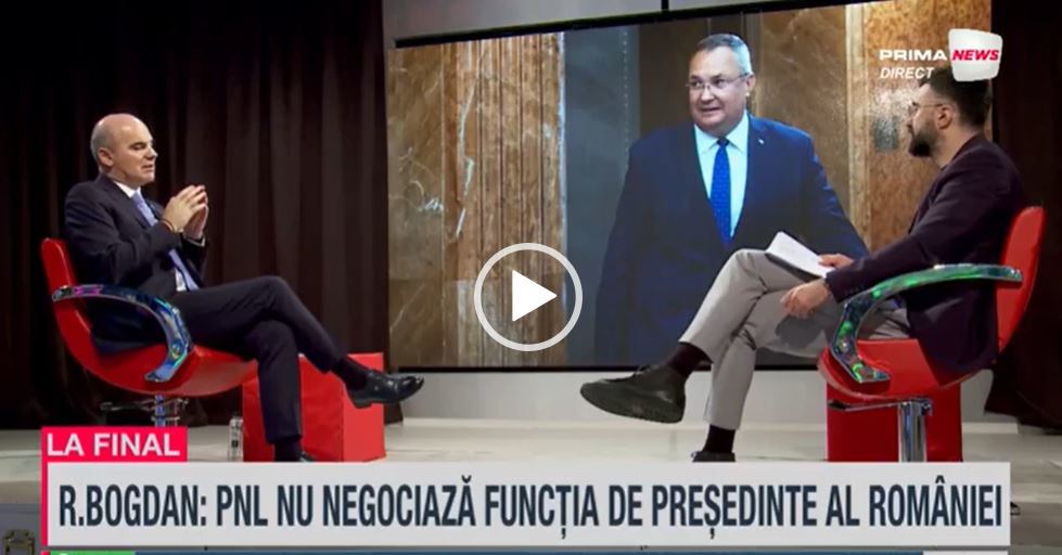 VIDEO. Rareş Bogdan, la Prima News: Singura poziţie pe care nu o negociem cu PSD este cea de Preşedinte al României