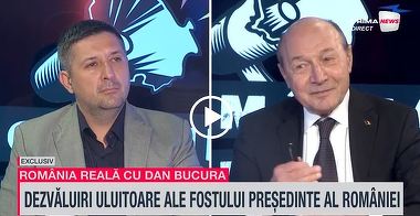 VIDEO. Băsescu, la România reală, despre declaraţia lui Năstase că a fost un preşedinte nociv: Are dreptate