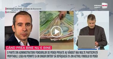 VIDEO. Unde ni se duc banii de pensii. Profesor de economie, la Proiect de ţară: România: Ne lăudăm că economia duduie, dar suntem într-o stare de rahitism