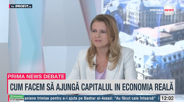 Profit.ro TV&Prima News Debate: Daniela Iliescu, director executiv ROPEA: Ne aşteptăm ca în următorii 5 ani să fie alocate în economia românească peste 500 de milioane de euro. Fondurile de pensii vor reprezenta un capital semnificativ