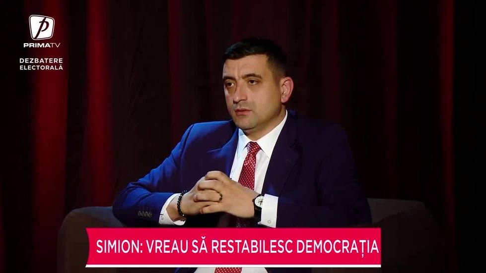 VIDEO. Ce a spus George Simion, la Prima TV, despre rolul pe care îl va avea Călin Georgescu dacă va câştiga alegerile