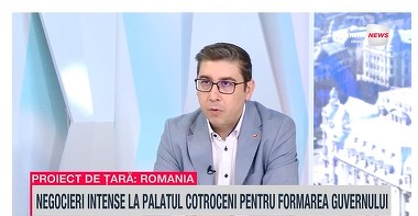 VIDEO. George Râpă: Un guvern fără Ilie Bolojan ar fi o înfrângere pentru Nicuşor Dan / Nu poţi să faci reformă cu Ciucă şi cu Ciolacu / Oricât de mult încearcă PSD cu condiţiile, realitatea este ca va intra oricum la guvernare