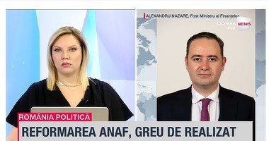 VIDEO. Alexandru Nazare: Sunt foarte multe lucruri de rezolvat la ANAF, înainte să discutăm despre nivelul de implicare al oricărui serviciu secret în combaterea evaziunii / De 4 ani discutăm de reforma ANAF, dar rămâne nereformată
