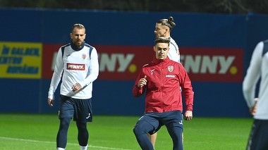 Louis Munteanu a părăsit cantonamentul naţionalei lui Lucescu. Atacantul a fost menajat pentru EURO U21 care va debuat marţi