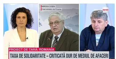 VIDEO. Profesor Mircea Coşea: "Există o cauză de substanţă care nu se ia în calcul - deficitul comercial. Economia României nu produce pentru piaţa internă încât să reducem importul. Importăm peste 70% din ce consumăm"