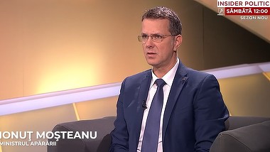 Ministrul Apărării, Ionuţ Moşteanu, vine la Insider Politic, sâmbătă, de la ora 12:00 - Primul interviu după atacul cu drone ruseşti în Polonia