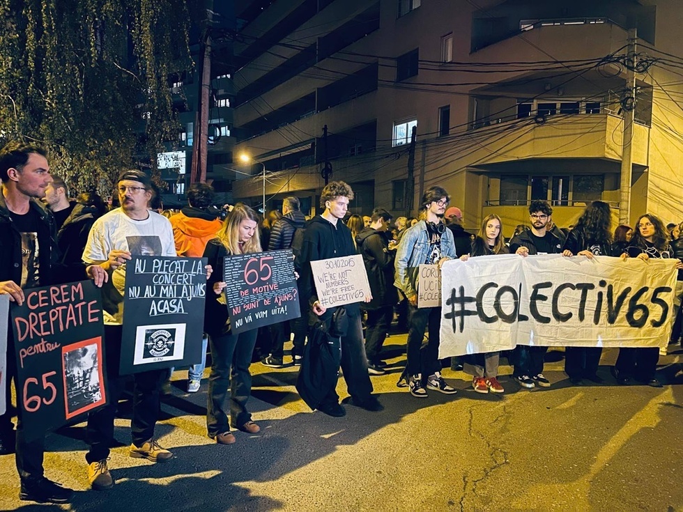Marş în Capitală în memoria victimelor tragediei de la Colectiv