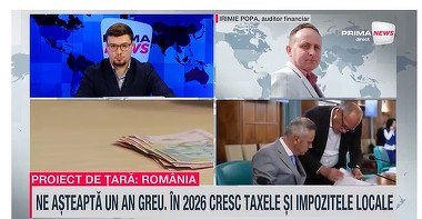 VIDEO. Irimie Popa, despre creşterea taxelor şi impozitelor: Suntem singura ţară care de 36 de ani face reformă după reformă şi tot nu am ajuns la capătul reformării