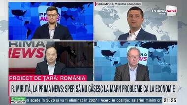 VIDEO. Confuzie privind veniturile lui Radu Miruţă. Ministrul a revenit cu explicaţii