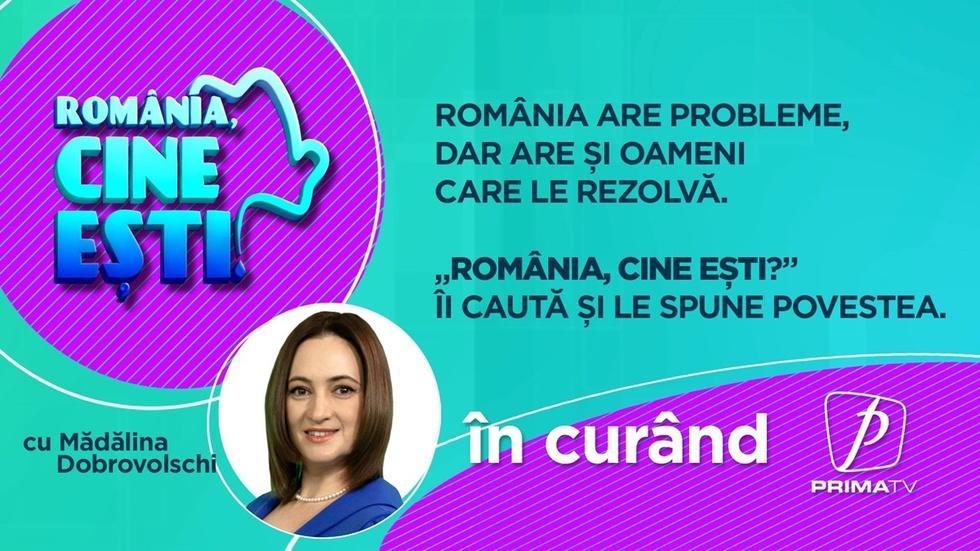 Mădălina Dobrovolschi revine cu „România, cine eşti?”, un format de jurnalism al soluţiilor, la Prima TV