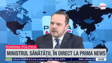 VIDEO. Alexandru Rogobete explică la Prima News ce presupune parteneriatul dintre Ministerul Sănătăţii şi Telefonul Copilului