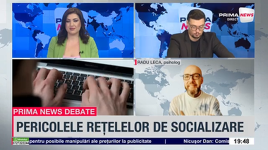 VIDEO. Radu Leca, psiholog: Guvernul trebuie să lanseze un proiect naţional pentru prevenirea violenţei şi a informaţiei false din mediul online