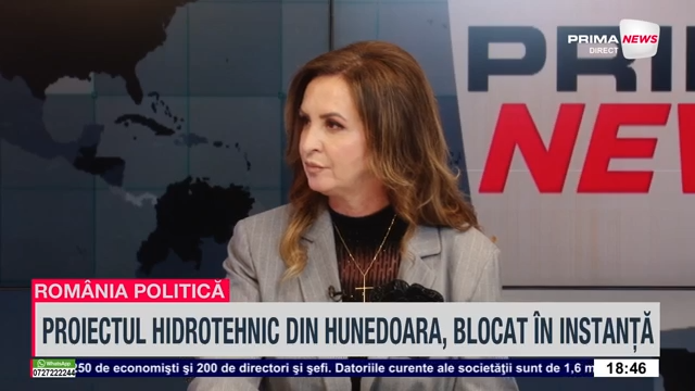 VIDEO. Natalia Intotero cere autorizaţie de urgenţă pentru barajul Mihăileni, după ce instanţa a blocat proiectul finalizat în proporţie de 90%