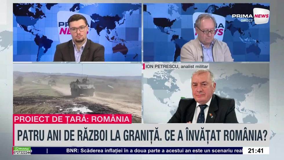 VIDEO. Analist militar, la patru ani de război la graniţă: Nu este războiul României, dar ajutorul pe care îl dăm Ucrainei este însemnat