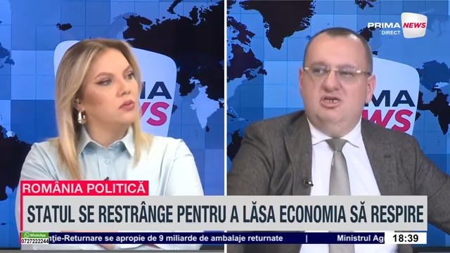 VIDEO. Alexandru Bodislav: Aş închide CFR Marfă, TAROM, Romaero şi TVR. Cheltuiesc mai mult decât produc