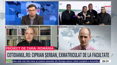 VIDEO. George Jiglău, politolog: În universităţi avem o problemă. Avem multe plagiate care până au ajuns aici au fost validate