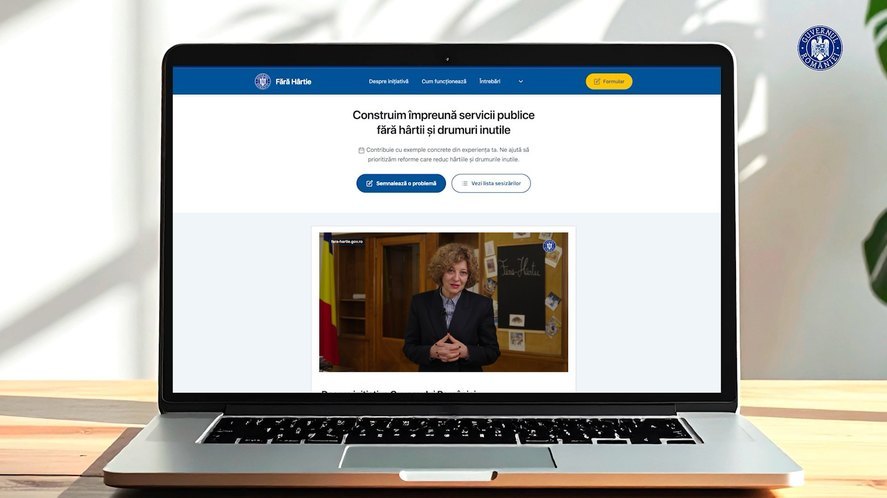 Guvernul lansează platforma ”Fără hârtie”. Cetăţenii, invitaţi să semnaleze problema birocratică întâlnită