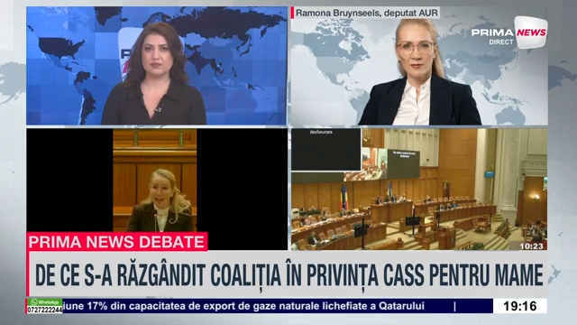 VIDEO. Ramona Bruynseels: AUR atacă bugetul la CCR şi pune presiune pe PSD pentru eliminarea CASS pentru mame