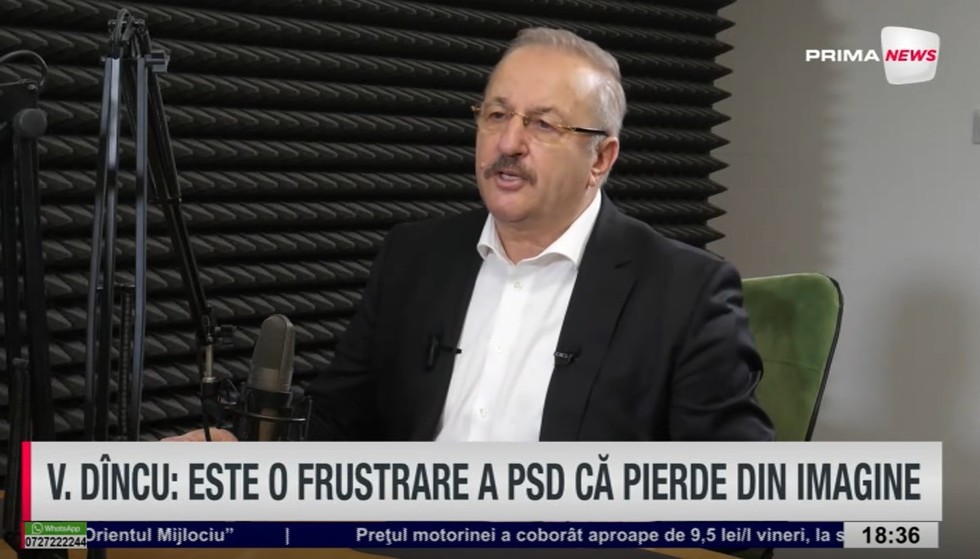 VIDEO. Vasile Dîncu, despre partide: stânga şi dreapta sunt mai mult simbolice