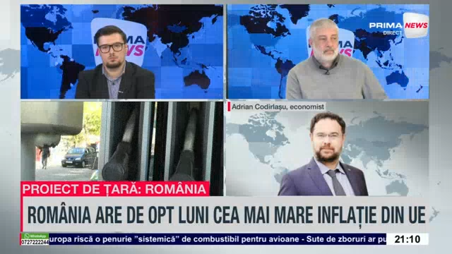 VIDEO. Adrian Codirlaşu: Ne putem aştepta în continuare la o creştere a inflaţiei. O scădere va fi în august-septembrie