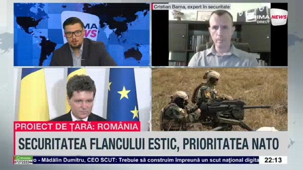VIDEO. Cristian Barna: România ar putea colabora cu Ucraina pentru producţia de drone