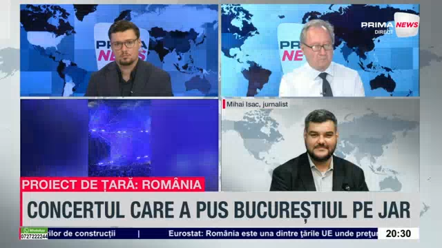 VIDEO. Mihai Isac, despre concertul controversat de pe Arena Naţională: A fost o decizie foarte bună organizarea acestui concert la Bucureşti