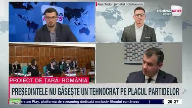 VIDEO. Alex Tudor, jurnalist: „Unii dintre membrii USR îşi doresc să facă parte din viitorul Guvern”