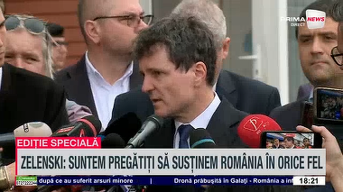VIDEO. Nicuşor Dan, huiduit la Galaţi. Preşedintele merge la blocul afectat şi la răniţi