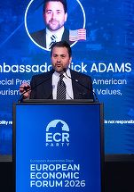 Trimisul lui Trump, Nick Adams, la Forumul Economic European: „Astăzi susţin unul dintre cele mai pro-europene discursuri pe care un american le-a rostit vreodată”