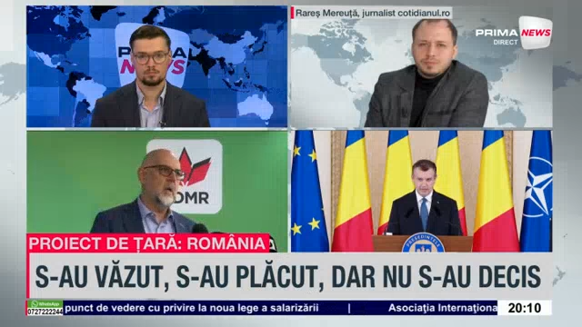 VIDEO. Rareş Mereuţă, jurnalist: E o misiune grea pentru Tomac strangerea unei majorităţi
