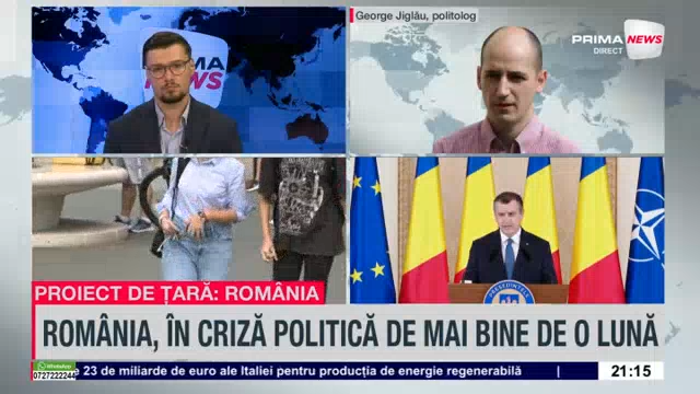 VIDEO. Politologul George Jiglău îl contrazice pe Toni Neacşu: Nicuşor Dan nu este blocat să mai propună un premier tehnocrat