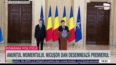 Nicuşor Dan se întâlneşte astăzi cu premierul desemnat Eugen Tomac. SURSE