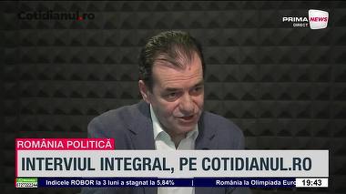 VIDEO. Ludovic Orban nu crede că Guvernul Veştea are şanse să treacă la votul din Parlament