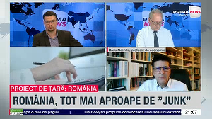 VIDEO. Radu Nechita: România este la un pas de „junk”. „Am băut şi am petrecut pe caiet, iar acum vine nota de plată”