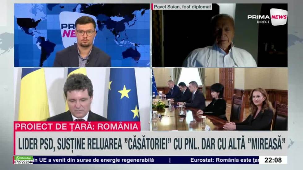 VIDEO. Pavel Suian, fost diplomat, analizează situaţia politică: „Partidele politice nu s-au preocupat să aleagă ca membri pe cei mai buni”