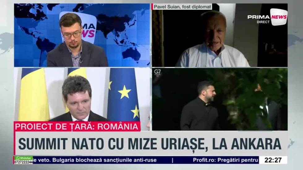VIDEO. Fostul diplomat Pavel Suian, despre rolul României în cadrul NATO şi UE: „Nu ne-am dezvoltat la nivelul la care ar fi trebuit”