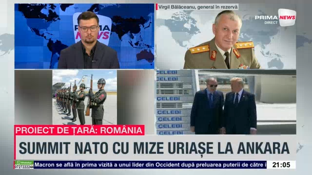 VIDEO. Generalul Laurenţiu Bălăceanu: „Am intrat în era NATO 3.0”. Summitul de la Ankara arată că Alianţa se pregăteşte pentru un nou tip de război