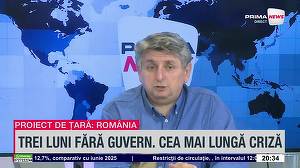 VIDEO. Când s-ar putea forma un nou guvern? Emilian Isăilă, jurnalist: „Trebuie întâi să trecem de agenţiile de rating / Se discută din nou despre un guvern tehnocrat”