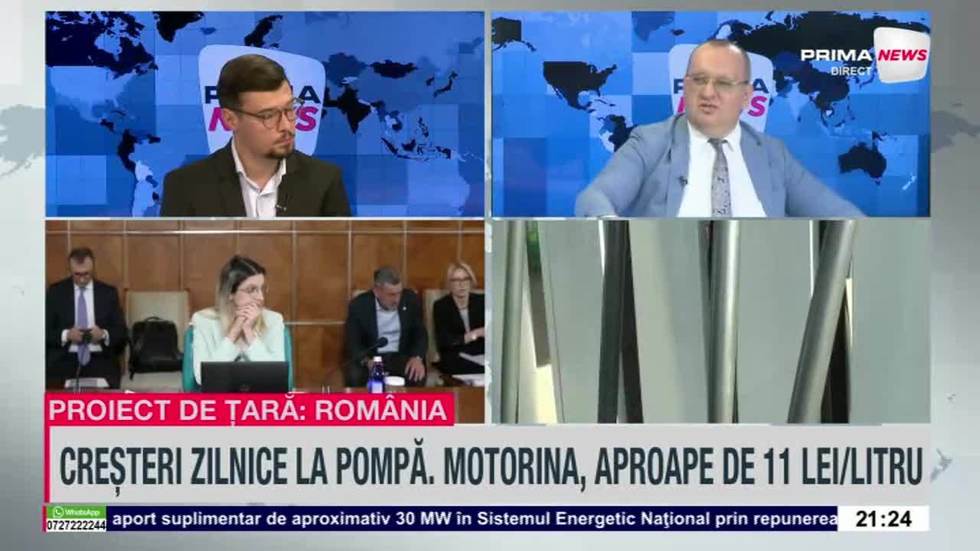 VIDEO. Motorina a ajuns la 11 lei. Alexandru Bodislav: „România nu poate lua măsuri eficiente”