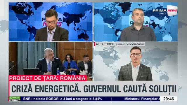 VIDEO. Alex Tudor: În loc să găsească soluţii la criza energetică, politicienii se luptă pentru imagine