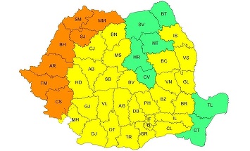 Revine canicula în România. ANM a emis o averizare Cod portocaliu pentru mai multe judeţe