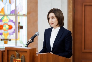 Reacţia Maiei Sandu, după ce o dronă rusească s-a prăbuşit şi a explodat în Republica Moldova: Unele drone sunt trimise intenţionat