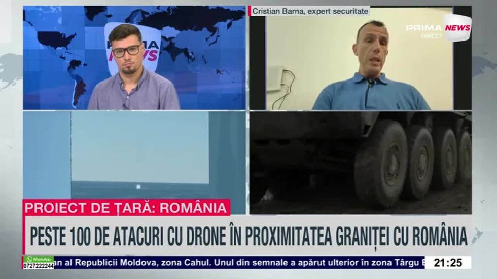 VIDEO. Cum răspunde România la incidentele cu drone? Cristian Barna, expert în securitate: „Ministrul Apărării este cel care coordonează”