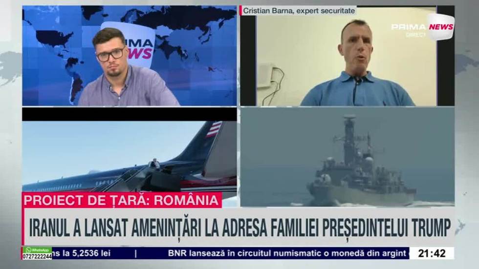 VIDEO. Iranul lansează o nouă serie de ameninţări. Cristian Barna, expert în securitate: „Şi România şi-a pus problema că ar putea fi o ţintă”