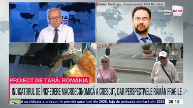 VIDEO. Adrian Codirlaşu, preşedintele CFA România, despre preţurile la energie: „N-are cum să nu crească, având în vedere cât de mare e şocul”