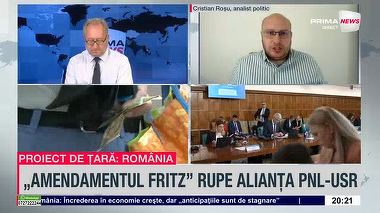 VIDEO. Cristian Roşu, analist politic: Se vede o fisură între PNL şi USR după legea ANI