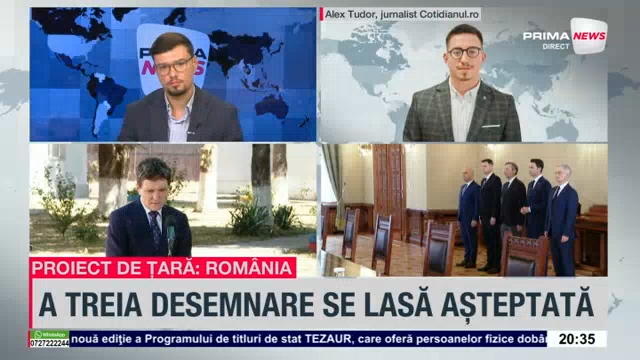 VIDEO. Alex Tudor: Discursul preşedintelui referitor la criza politică a fost ezitant. USR şi PSD spun că nu au fost contactate pentru formarea Guvernului