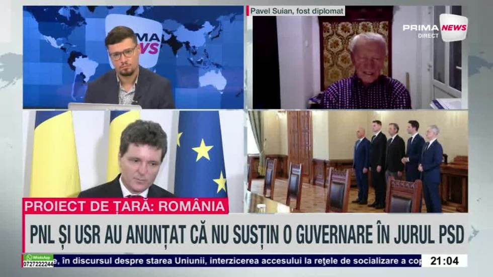 VIDEO. Pavel Suian, diplomat de carieră, despre viitorul premier: „Mă aştept ca viitorul Guvern să pice şi el”
