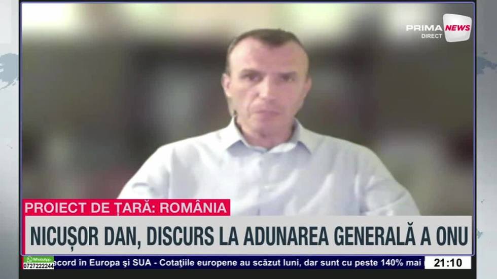 VIDEO. Adunarea Generală a ONU. Cristian Barna, expert în securitate, despre Donald Trump: „Mesajul trebuie să fie unul echilibrat, nu să provoace crize”