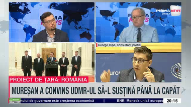 VIDEO. Constantin Rudniţchi: Programul lui Siegfried Mureşan păstrează reformele lui Bolojan, „dureroase, dar necesare”